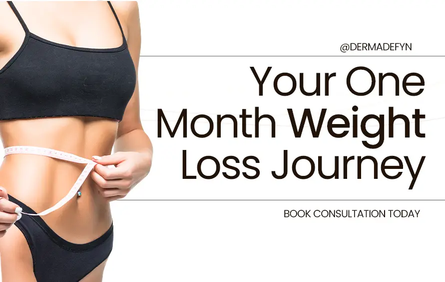 Your one month weight loss journey